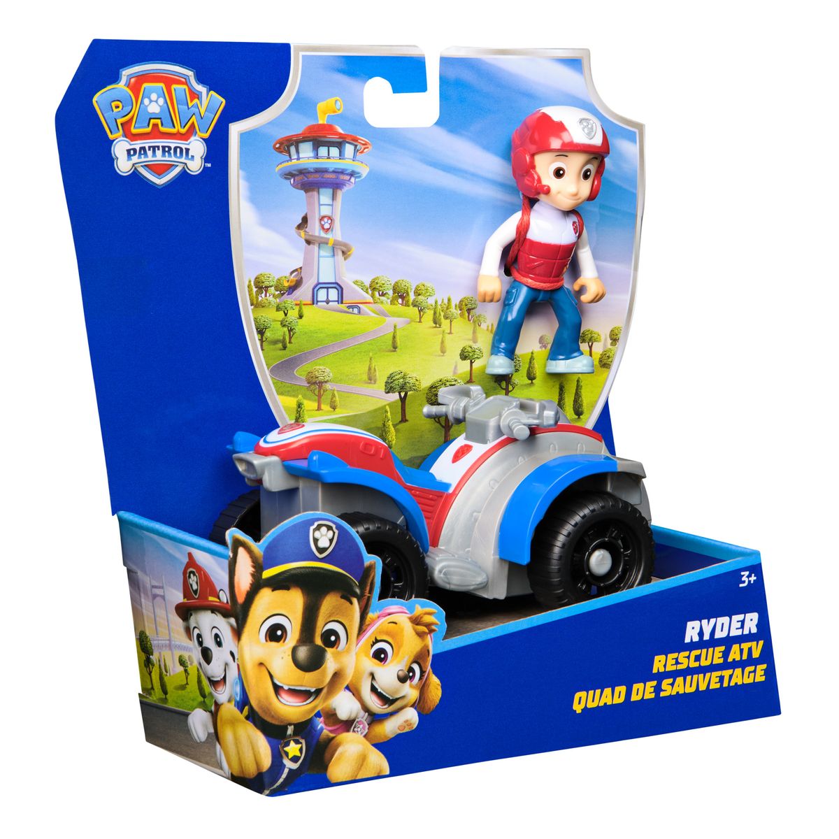 PAW PATROL - Vehículo Ryder Con Figura Paw Patrol