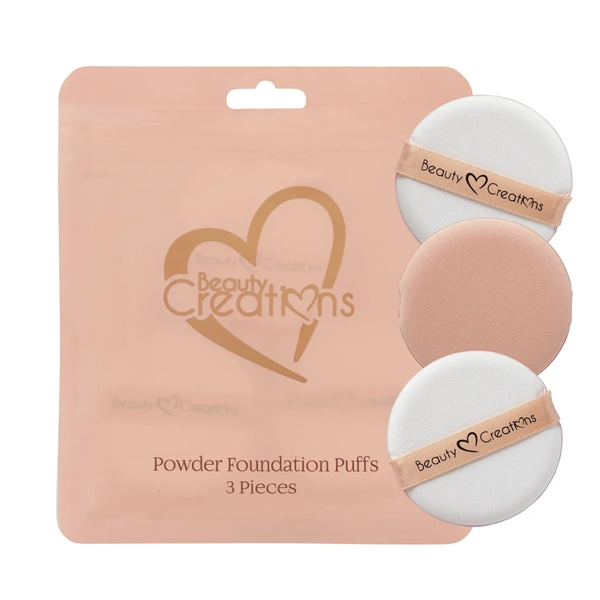 BEAUTY CREATIONS - Set De 3 Esponjas Beauty Creations Powder Foundations Puffs