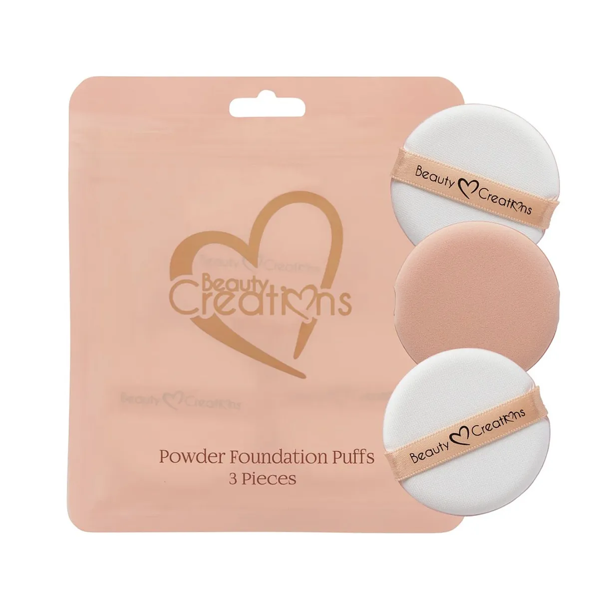 BEAUTY CREATIONS - Set De 3 Esponjas Beauty Creations Powder Foundations Puffs