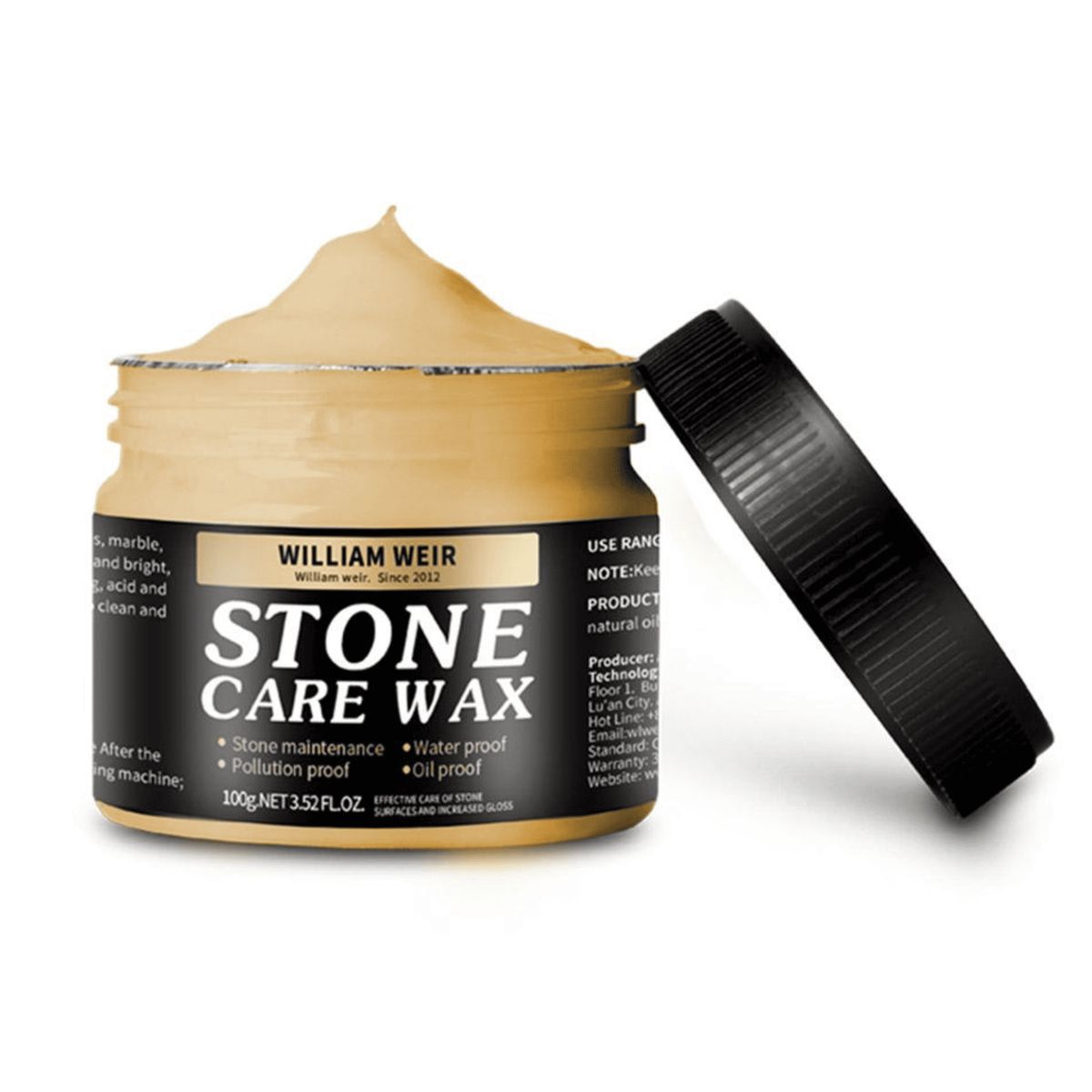 GENERICO - Stone Cera para Pulir Mármol Granito Cerámica y Más