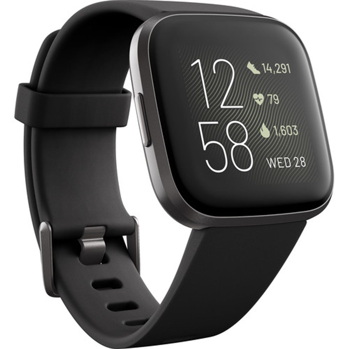 FITBIT - Fitbit Versa 2 Reloj inteligente de salud - Negro Carbono