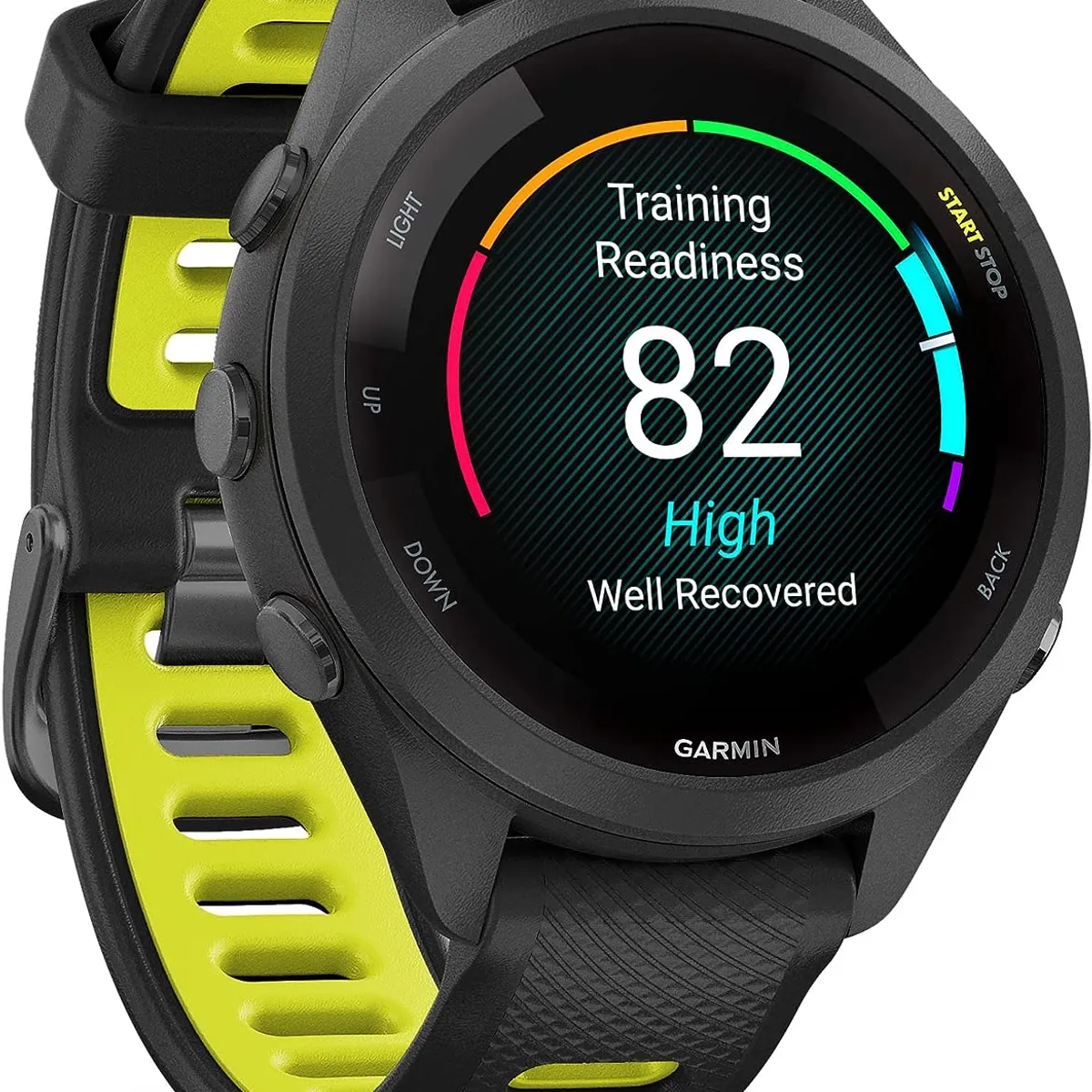 GARMIN - Garmin Forerunner 265S GPS Smartwatch 42mm - NegroAmarillo