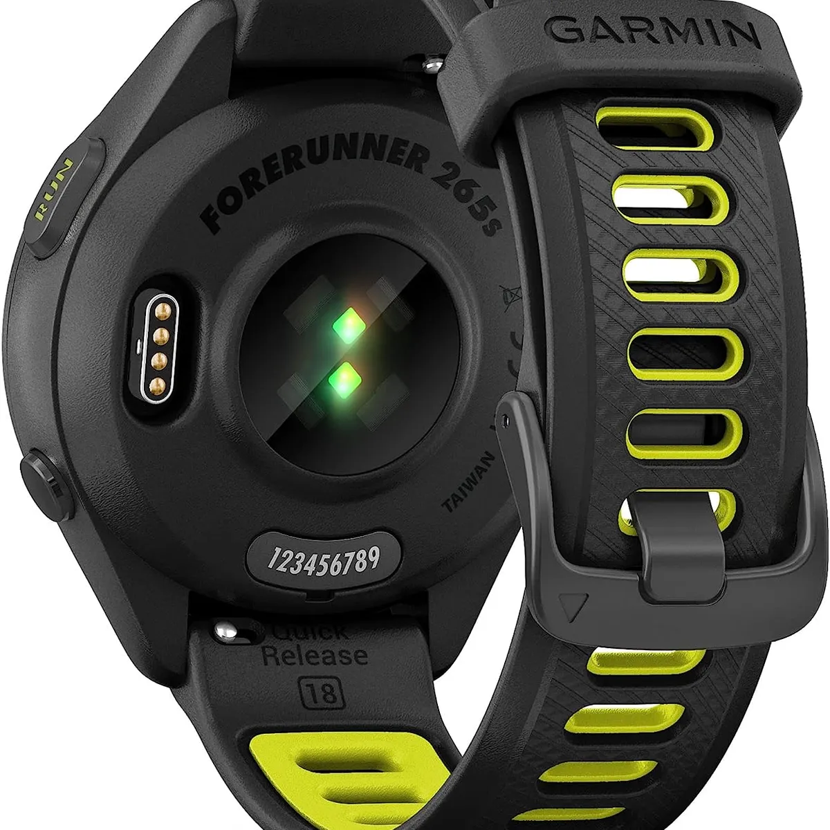 GARMIN - Garmin Forerunner 265S GPS Smartwatch 42mm - NegroAmarillo