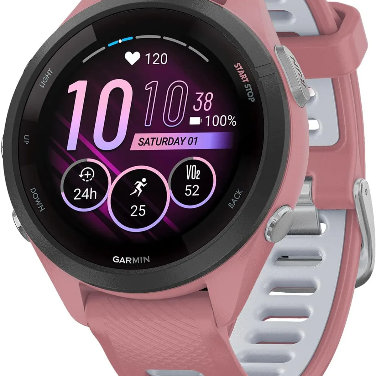 GARMIN - Garmin Forerunner 265S GPS Smartwatch 42mm - RosaGris.