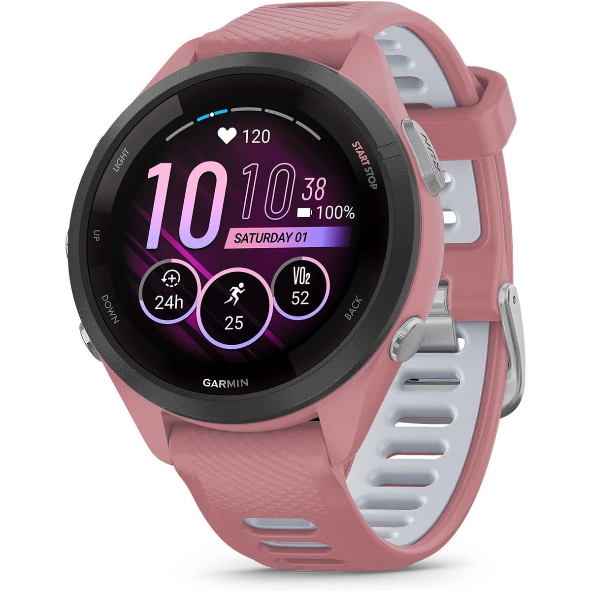 GARMIN - Garmin Forerunner 265S GPS Smartwatch 42mm - RosaGris.