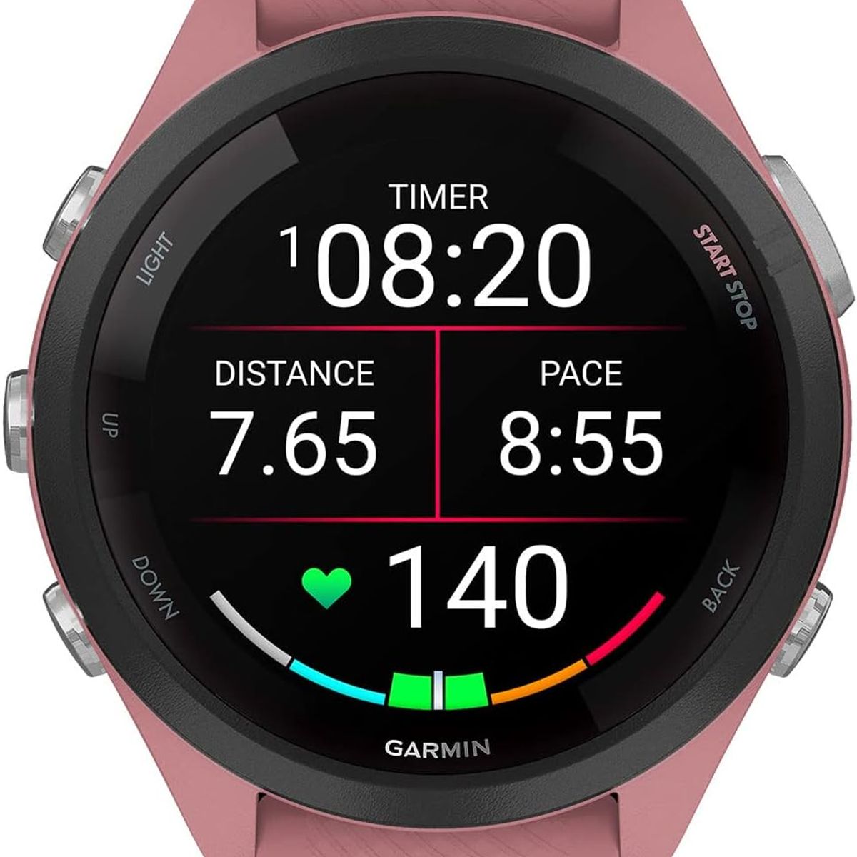 GARMIN - Garmin Forerunner 265S GPS Smartwatch 42mm - RosaGris.