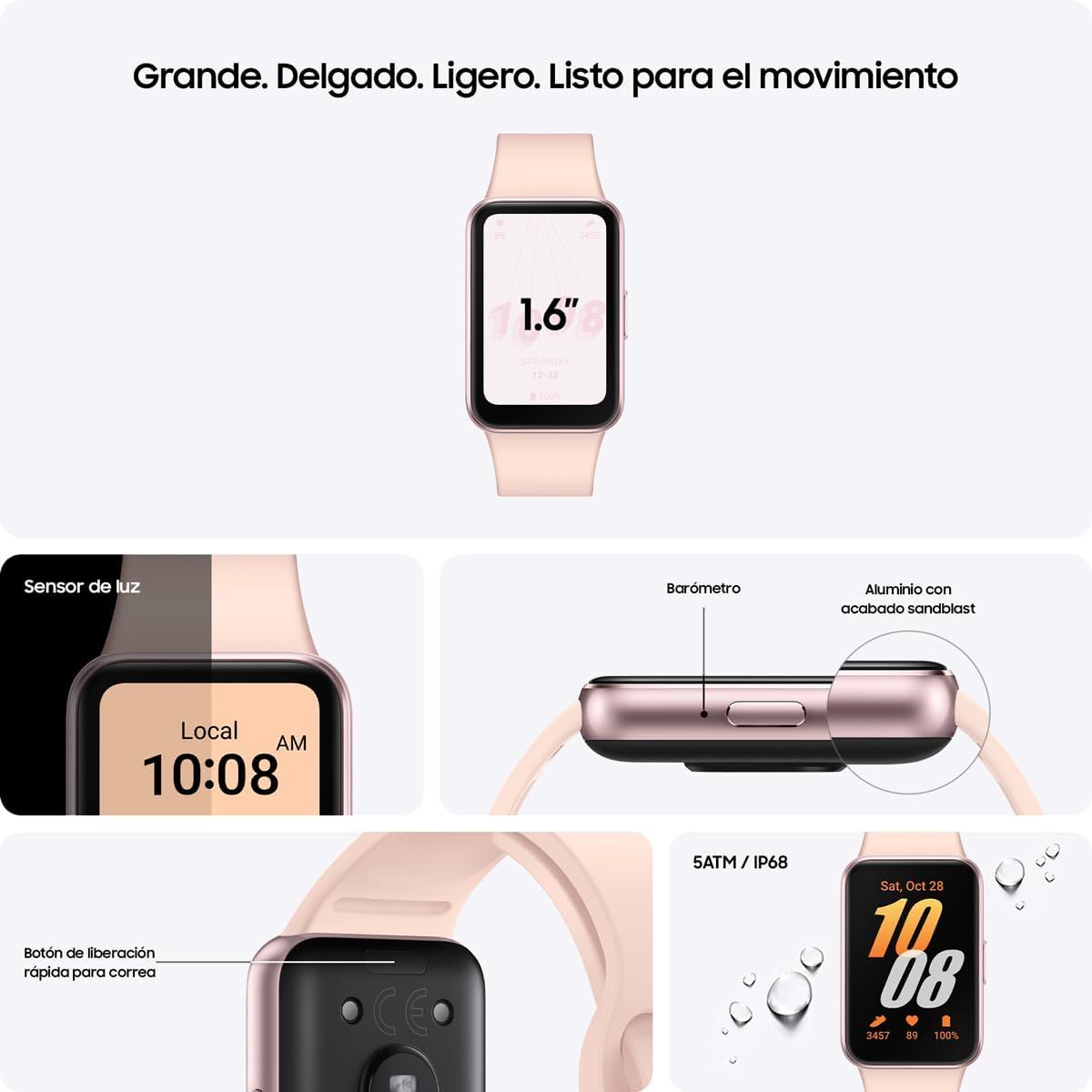 SAMSUNG - Samsung Galaxy Fit 3 SM-R390  - Oro rosado