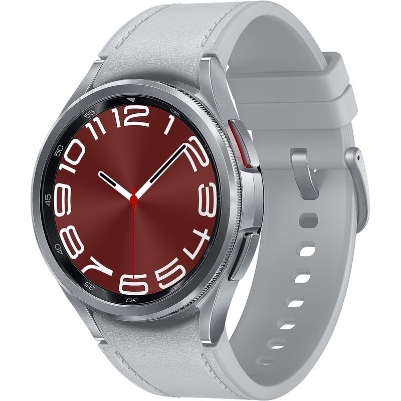 SAMSUNG - Samsung Galaxy Watch 6 Classic Bluetooth 43mm SM-R950 - Plata.