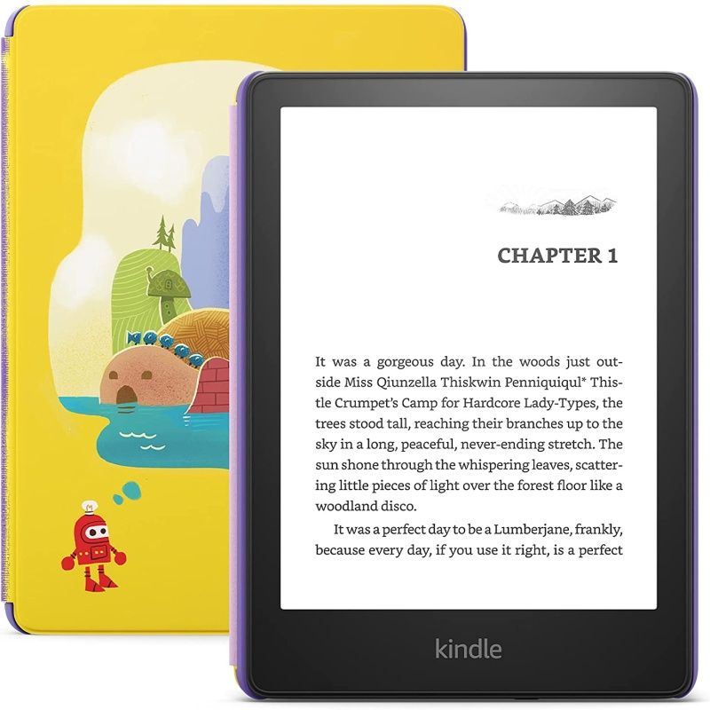 AMAZON - Amazon Kindle Paperwhite Kids 11th Generation With Cover 8GB - Robot Dreams-
