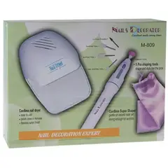 GENERICO - Set Mini Dremel + Lampara Para Manicure