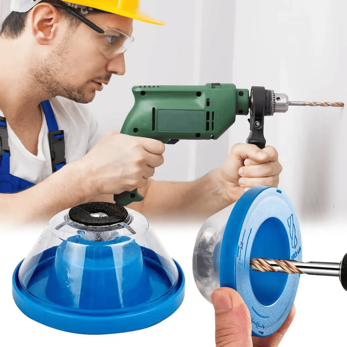 GENERICO - Cubierta Antipolvo para Taladro Eléctrico Receptor De Polvo