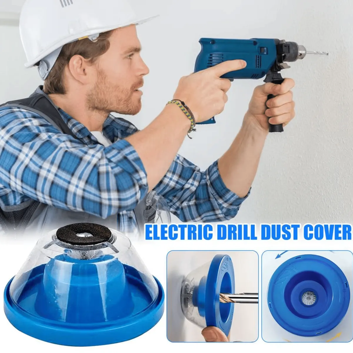 GENERICO - Cubierta Antipolvo para Taladro Eléctrico Receptor De Polvo