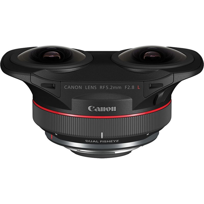 CANON - Canon RF 52mm f/2.8 L Dual Fisheye 3D VR Lente - Negro