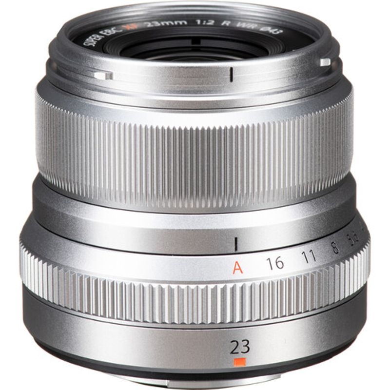 FUJIFILM - Fujifilm XF 23mm f/2 R WR Lente - Plata