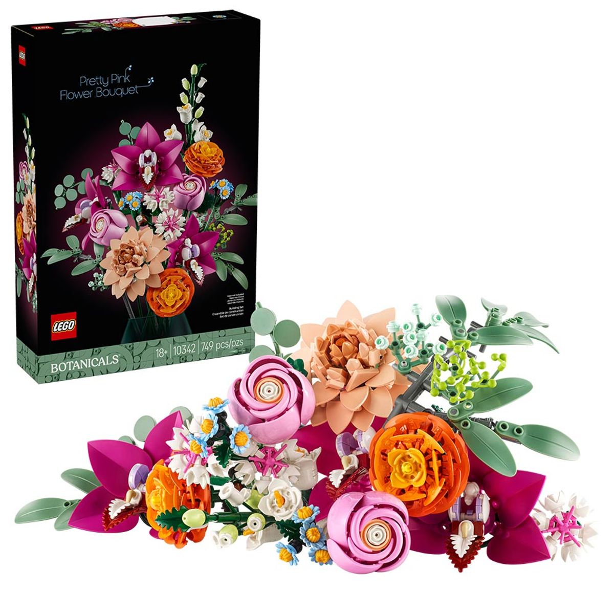 LEGO - LEGO Botanicals Ramo de Flores Fantasía en Rosa - 10342
