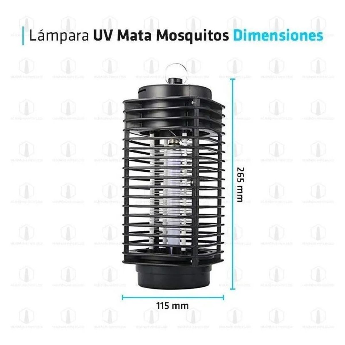 MOVI - Lampara Led Luz Uv Mata Insectos Mosquitos Premium