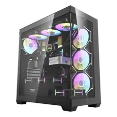 U BUY - Gabinete De Computadora Ds900 Atx De Vidrio Templado Negro