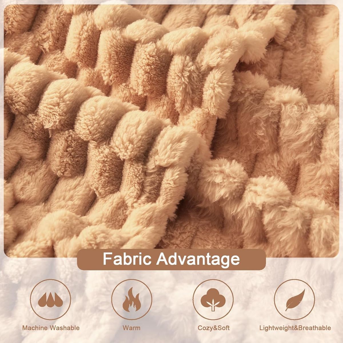 GENERICO - 100x150cm Frazadas Cobija De Franelapara Cama Y Sofá Cálido