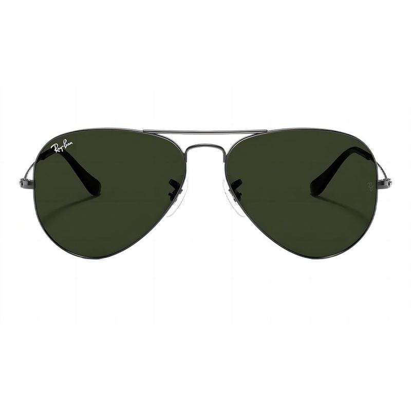 RAY BAN - Lentes de Sol RB3025 Aviator  Plateado Mate Verde