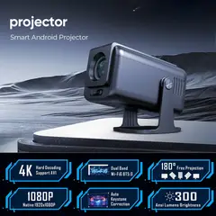 CASTLEN - Proyector V1 300 ANSI 1080P USB HDMI WIFI