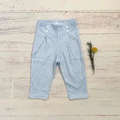 WAWABABY - Pantalón Martin Wawa Celeste Algodón Pima