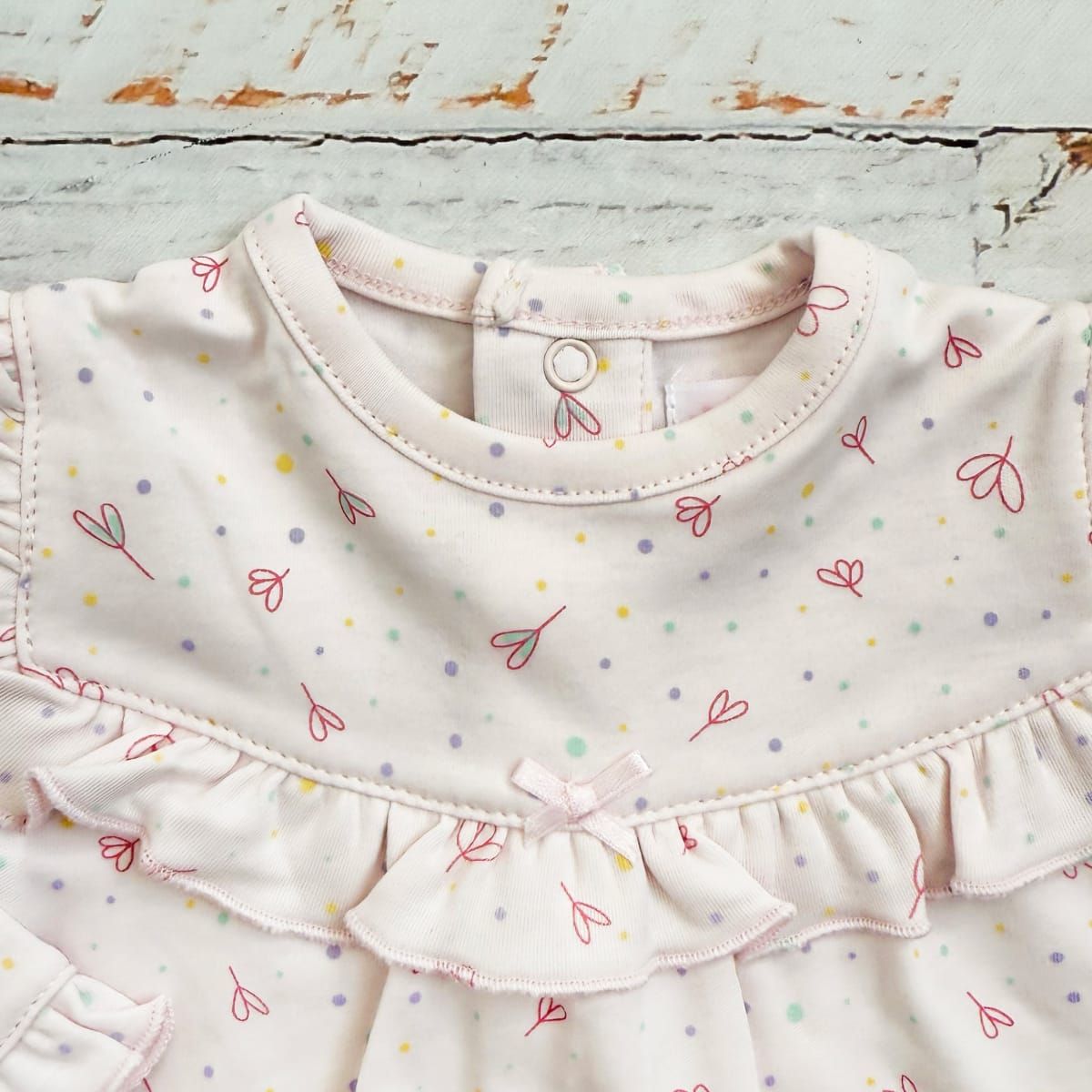 WAWABABY - Enterito Ilusion Niña Wawa Rosado Algodón Pima