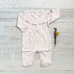 WAWABABY - Enterito Ilusion Niña Wawa Rosado Algodón Pima