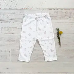 WAWABABY - Pantalón Conejo Wawa Rosado Algodón Pima