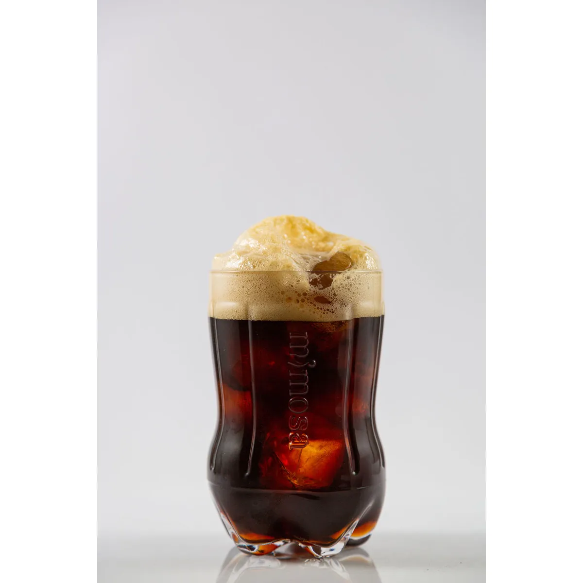 GENERICO - Vaso Fernet Botella Cortada - 800mL - Pack 2 unidades - Modelo Copetón - Mimosa