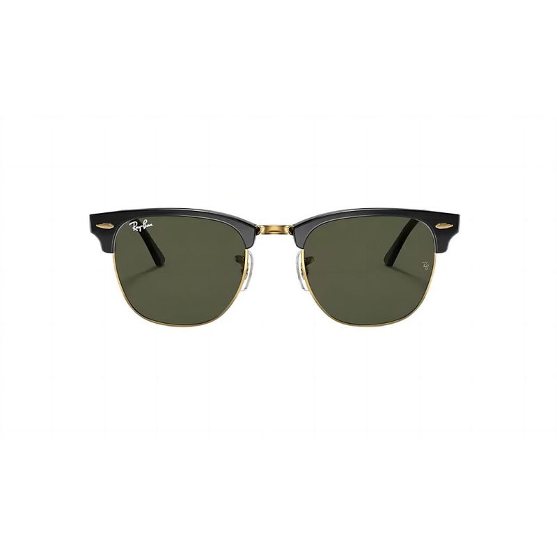 RAY BAN - Lentes de Sol RB3016 Clubmaster Negro Verde.