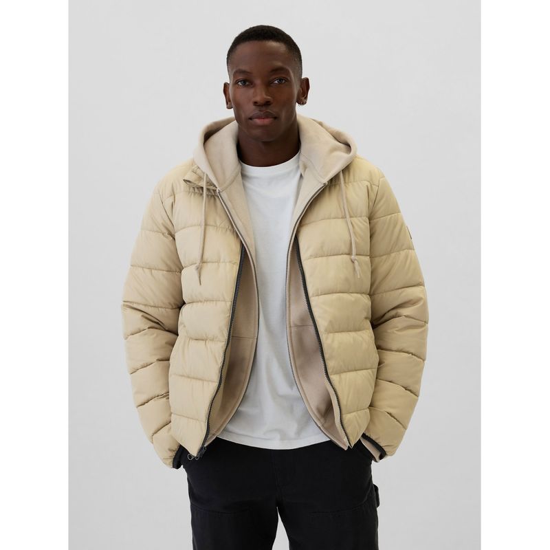 GAP - Chaqueta Hombre Puffer Beige GAP