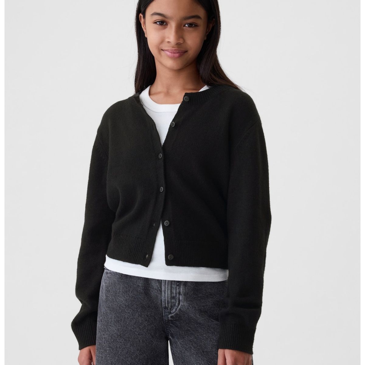 GAP - Sweater Cárdigan Niña Cropped Multicolor GAP