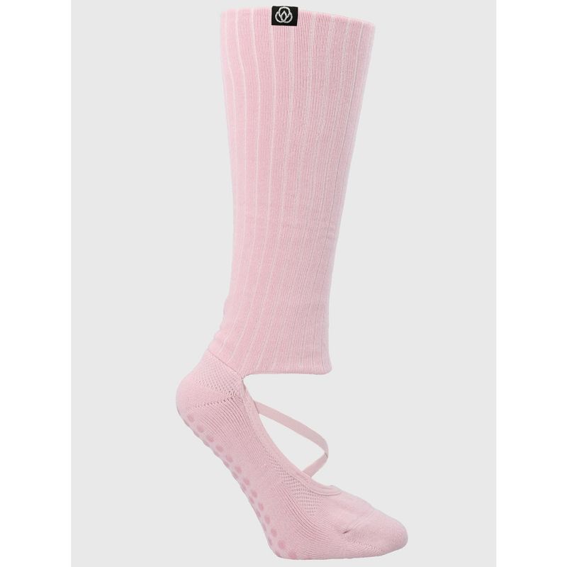 BSOUL - Calcetin Mujer Strap Grip Long Rosado BSOUL