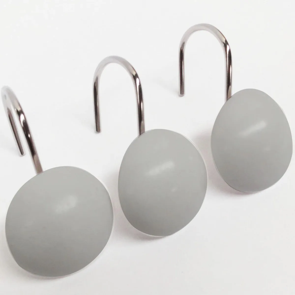 DECO EXPRESS - Set Ganchos Poliresina Gris