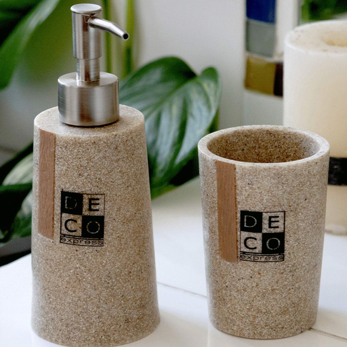 DECO EXPRESS - Vaso Stone Natural