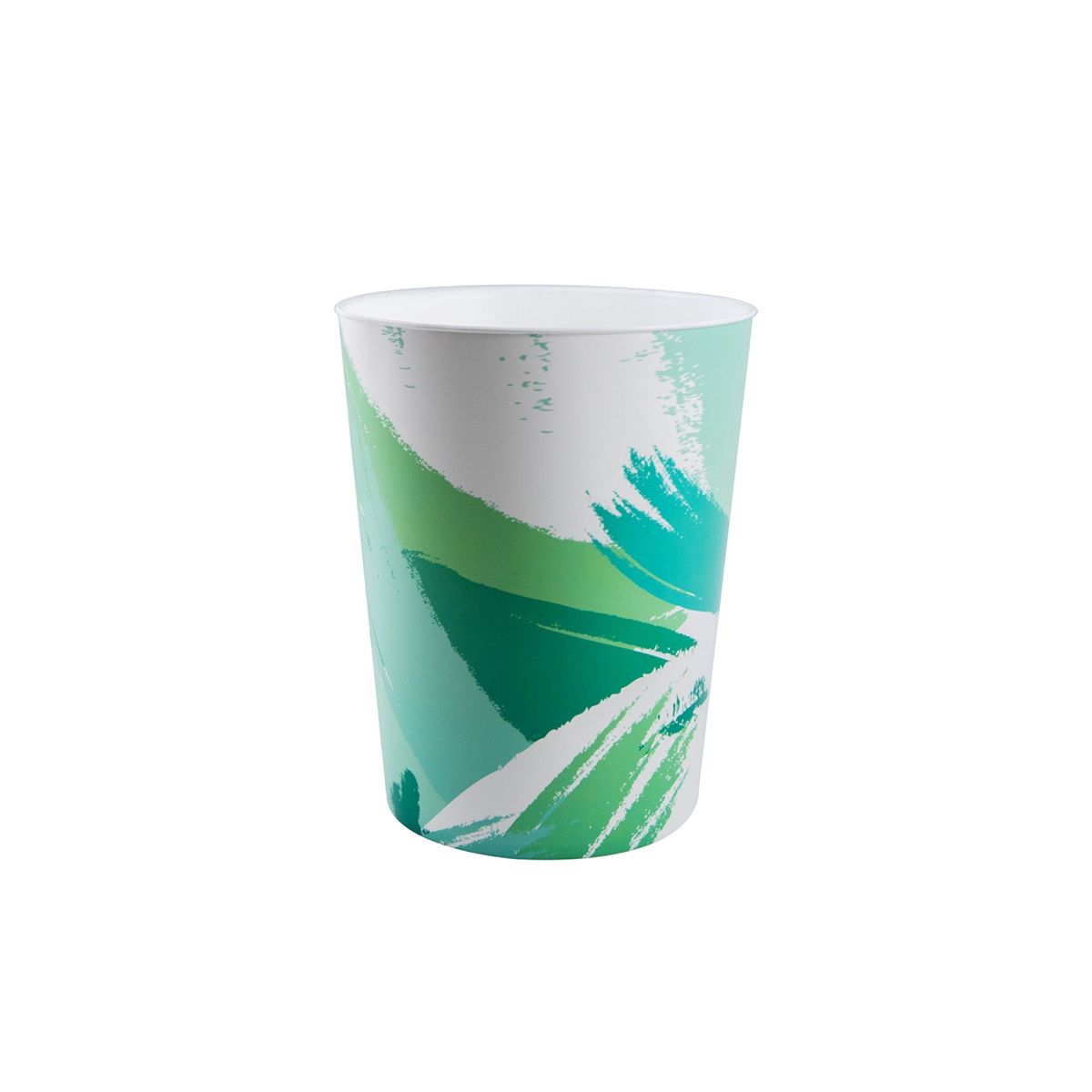 DECO EXPRESS - Papelero Sun Blanco verde 6LT