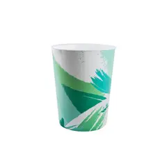 DECO EXPRESS - Papelero Sun Blanco verde 6LT