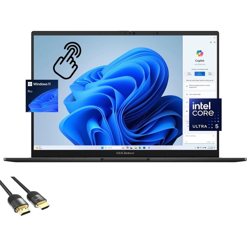 ASUS - Notebook Asus Zenbook 14 OLED Intel Ultra 5 8GB RAM 512GB SSD Touchscreen