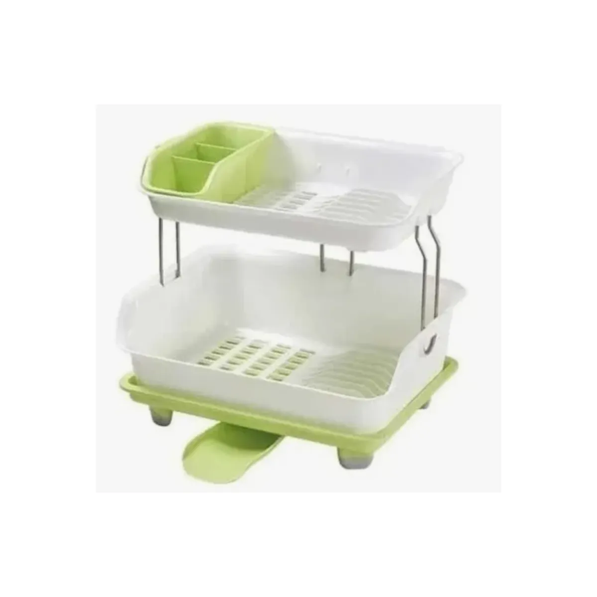 GENERICO - Escurridor De Platos Dos Niveles Plastico Colores CH