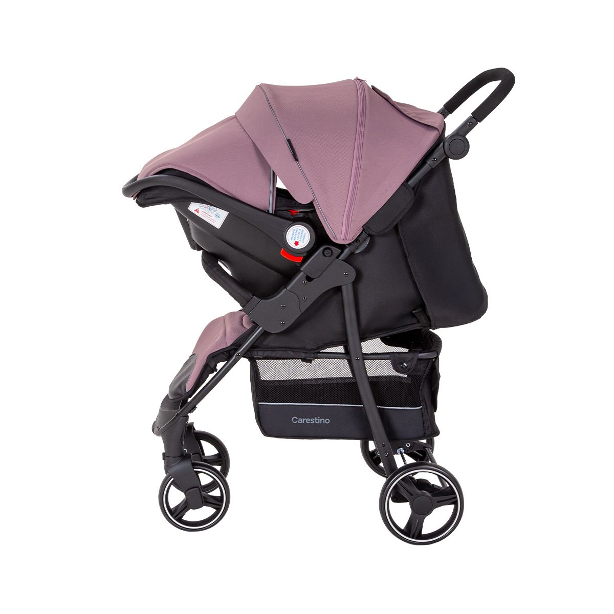 CARESTINO - Coche City Travel V3 Rosa Malva