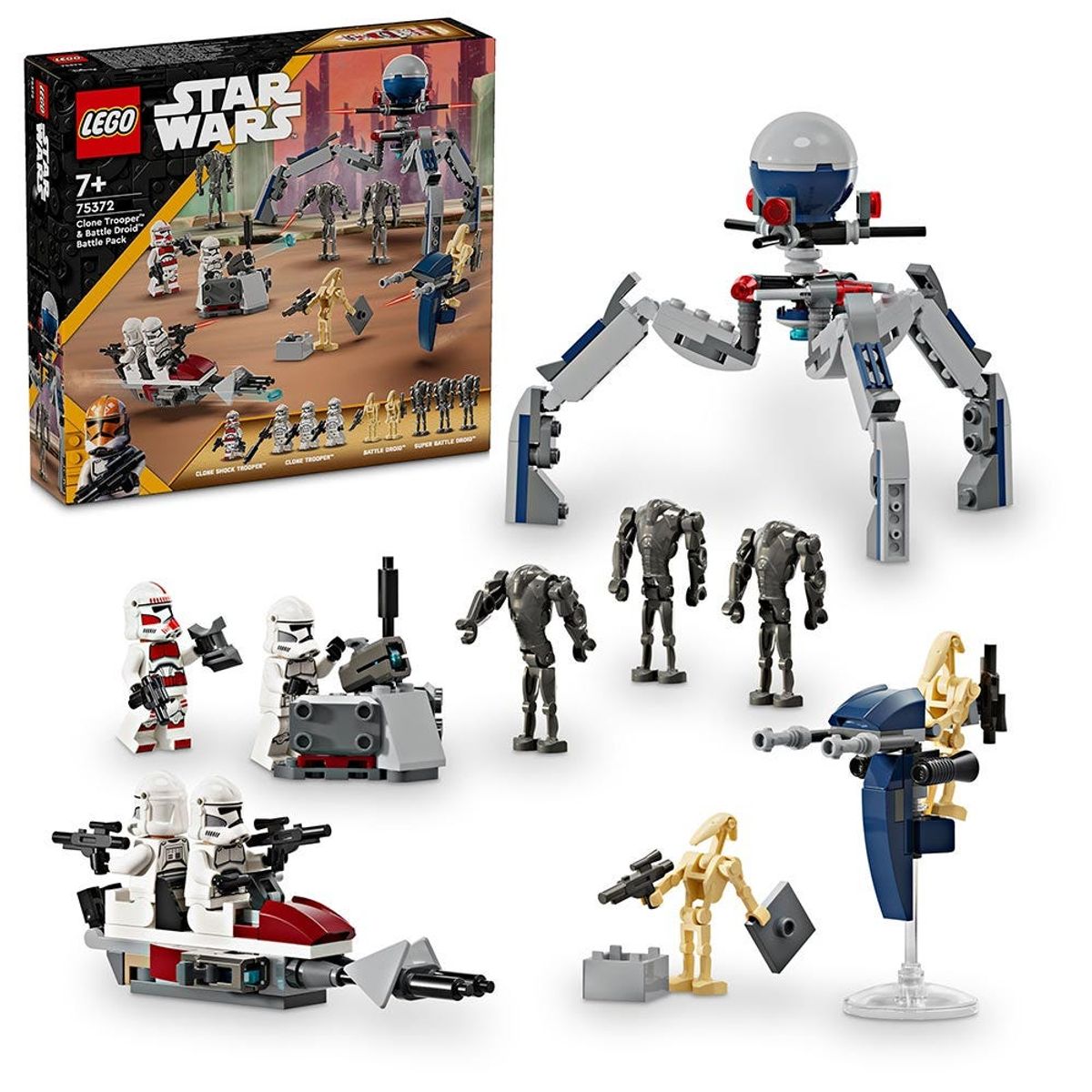 LEGO - LEGO Star Wars Pack Combate Soldado Clon y Droide de Combate