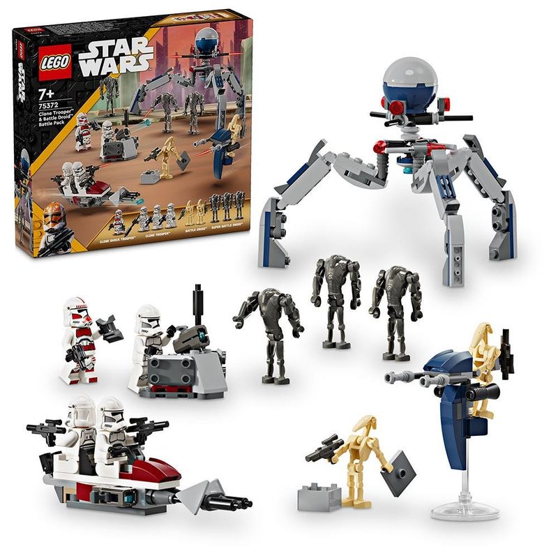 LEGO - LEGO Star Wars Pack Combate Soldado Clon y Droide de Combate