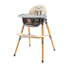 CARESTINO - Silla de comer Estocolmo Visón