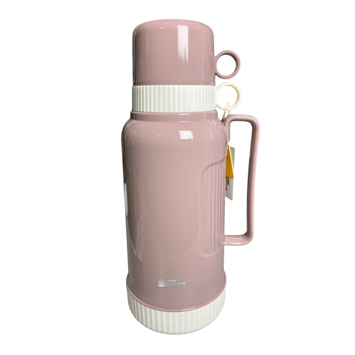 GENERICO - Termo Grande 1.8 Litros 2 Tazas Agua Caliente Fría Café