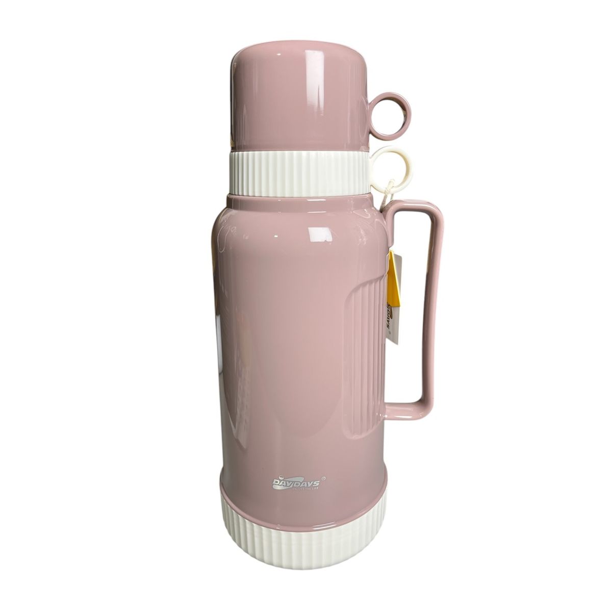 GENERICO - Termo Grande 1.8 Litros 2 Tazas Agua Caliente Fría Café