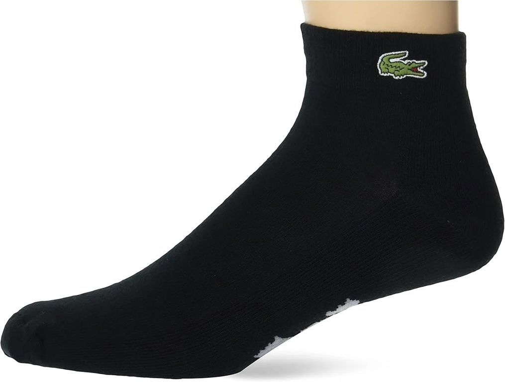 Calcetin Sport Corto Negro Tenis Padel Negro 35-38