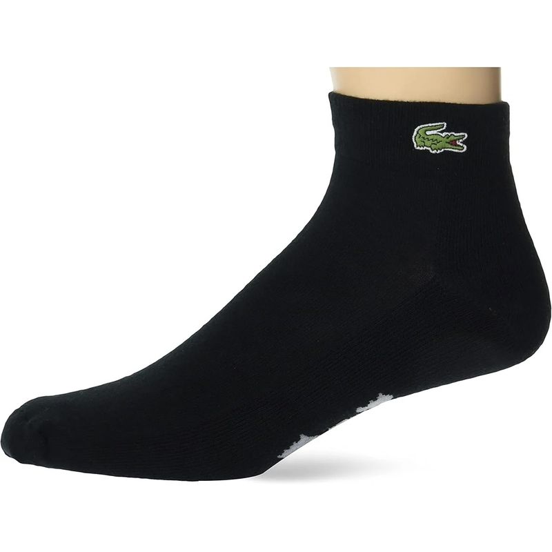 LACOSTE - Calcetin Lacoste Sport Corto Negro Tenis Padel