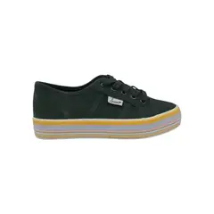 HERIEL - Zapatilla Negra Plataforma Mujer