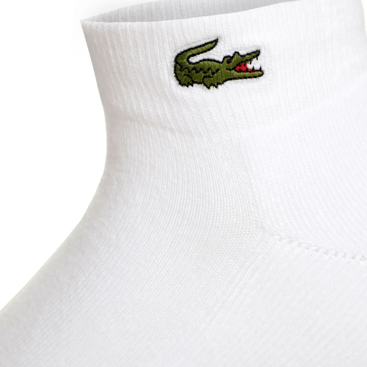 LACOSTE - Calcetin Lacoste Sport Corto Blanco Tenis Padel