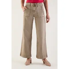 MA GRIFFE - Jeans Avellana Mujer Magriffe